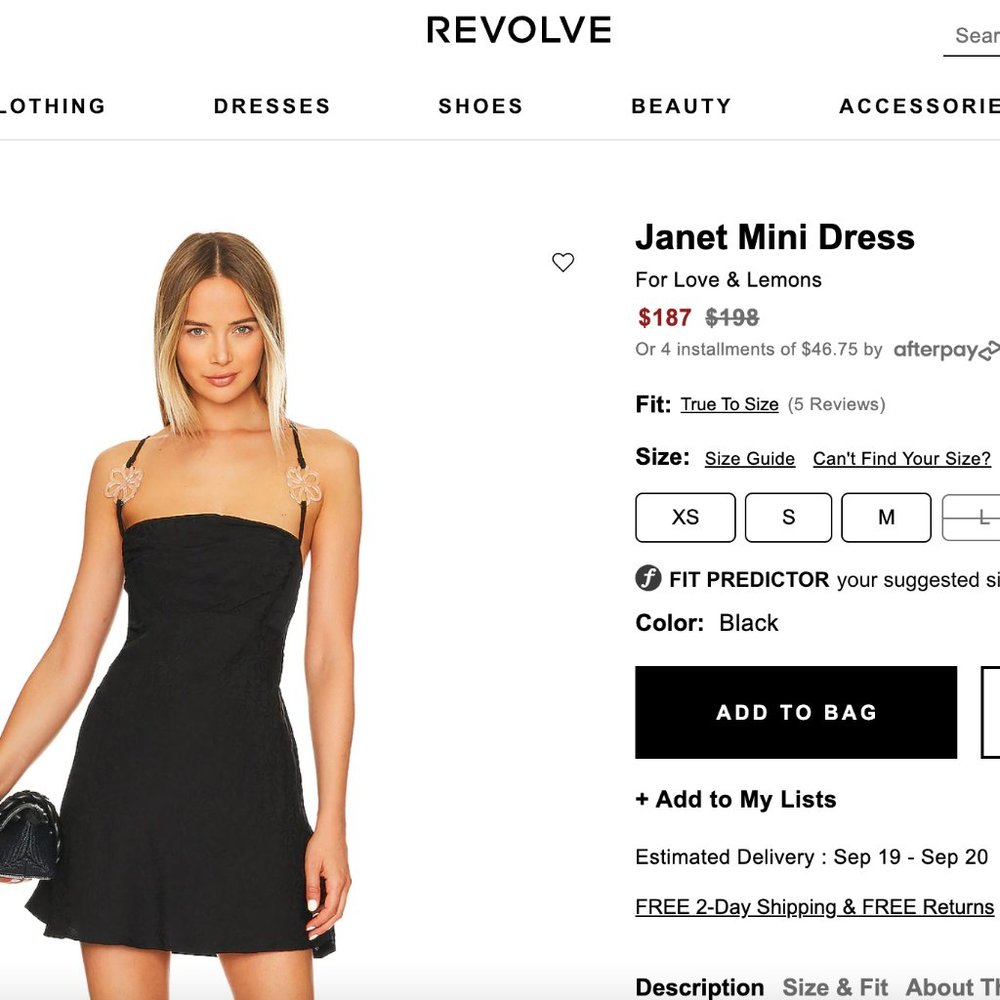 For Love & Lemons Janet mini dress